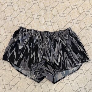 Reebok Play Dry Women's Athletic Shorts in Black and Gray